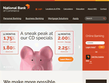 Tablet Screenshot of nbcbanking.com